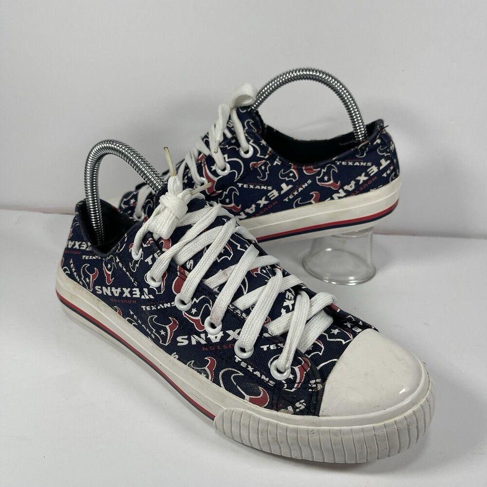 Houston Texans Women’s FOCO Canvas Low Top Sneakers - Size 9